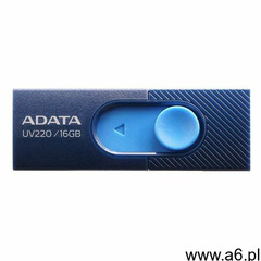 ADATA FLASHDRIVE UV220 16GB USB 2.0 NAVY-ROYAL/BLUE AUV220-16G-RBLNV - odbiór w 2000 punktach - Salo - ogłoszenia A6.pl
