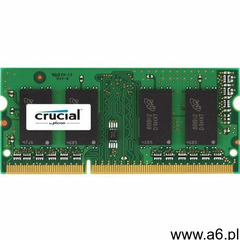 Pamięć RAM Crucial SODIMM DDR3 4GB 1600MHz LV 1,35v 512x8 - CT51264BF160BJ- Zamów do 16:00, wysyłka  - ogłoszenia A6.pl