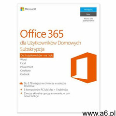 Program MICROSOFT Office 365 Home (0885370468632) - ogłoszenia A6.pl
