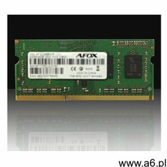 AFOX SO-DIMM DDR3 4GB 1333MHZ MICRON CHIP - AFSD34AN1P- natychmiastowa wysyłka, ponad 4000 punktów o - ogłoszenia A6.pl