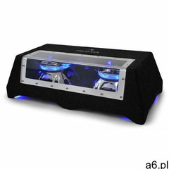 Auna CB250-50 Subwoofer 2x 25cm (2x10 ")2 x 600W efekt świetlny LED - ogłoszenia A6.pl