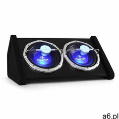 Auna podwójny subwoofer samochodowy 2x25cm (2x10") efekt led - ogłoszenia A6.pl