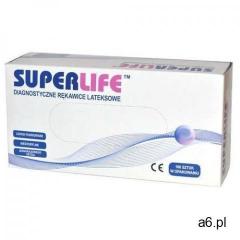 Rękawice superlife lateksowe niesterylne rozmiar s x 100 sztuk marki Supermax glove - ogłoszenia A6.pl