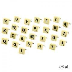Spinki do mankietów literki scrabble - ogłoszenia A6.pl