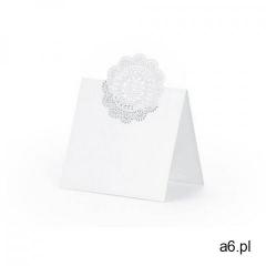 Wizytówki na stół Rozeta - 6 x 6,3 cm - 10 szt., WS57 (13992760) - ogłoszenia A6.pl