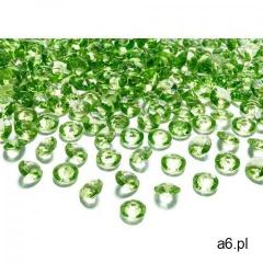 Party deco Diamentowe konfetti - jasnozielone - 12 mm - 100 szt. - ogłoszenia A6.pl