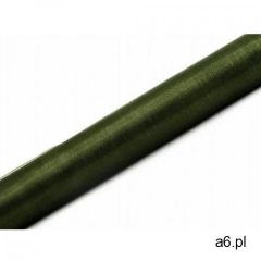 Organza gładka zielona - 36 cm x 9 metrów (5901157428905) - ogłoszenia A6.pl