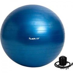 Movit ® Niebieska piłka fitness rehabilitacyjna 85 cm pompka - ogłoszenia A6.pl
