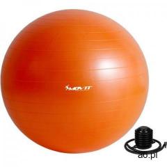 Movit ® Pomarańczowa piłka fitness rehabilitacyjna 85 cm pompka - ogłoszenia A6.pl