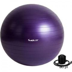 Movit ® Fioletowa piłka fitness rehabilitacyjna 85 cm pompka (20040541) - ogłoszenia A6.pl
