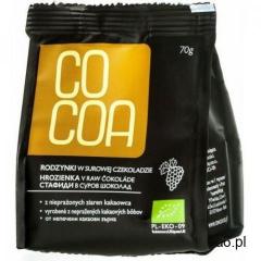 Rodzynki w surowej czekoladzie bio 70 g - cocoa marki Cocoa (czekolady i bakalie w surowej czekoladz - ogłoszenia A6.pl