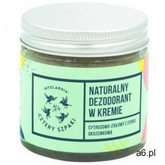 Naturalny Dezodorant w Kremie Cytrusowo-Ziołowy, 60ml Cztery Szpaki (5906660352327) - ogłoszenia A6.pl