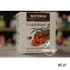 Krem z rokitnikiem na dzień i na noc do twarzy szyi i dekoltu 50ml, SANBIOS - ogłoszenia A6.pl
