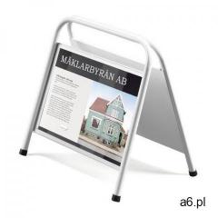 Stojak reklamowy/potykacz, 420x297 mm, biały marki Aj produkty - ogłoszenia A6.pl