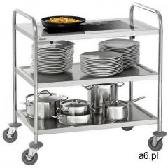 Bartscher wózek kelnerski 3-półkowy ze stali nierdzewnej | płyta indukcyjna | 920x600x(h)940mm - kod - ogłoszenia A6.pl