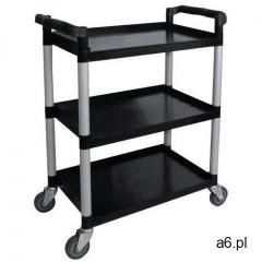 Wózek kelnerski 3-półkowy z polipropylenu | 415x830x(h)960mm marki Vogue - ogłoszenia A6.pl