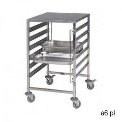 Wózek z blatem roboczym do transportu pojemników i tac 12x gn1/1 | 595x670x(h)1025mm marki Saro - ogłoszenia A6.pl