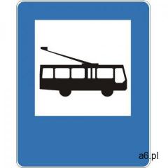 Znak drogowy informacyjny D-16 Przystanek trolejbusowy - ogłoszenia A6.pl