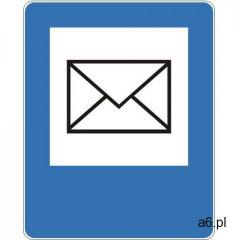 Znak drogowy informacyjny D-25 Poczta - ogłoszenia A6.pl
