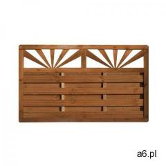 Płot szczelny z dekorem 180x90 cm drewniany SUNSET WERTH-HOLZ - ogłoszenia A6.pl