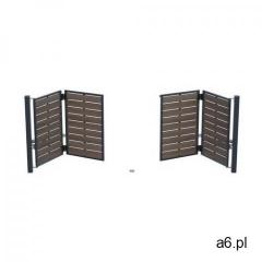 Polargos Brama uchylna łamana bursztyn 400 x 150 cm z automatem (5902360123731) - ogłoszenia A6.pl