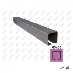 Profil do bramy przesuwnej INOX, 58x58x3mm, L6m - ogłoszenia A6.pl