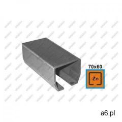 Profil do bramy przesuwnej zn, 70x60x3,5mm, l6m marki Umakov - ogłoszenia A6.pl