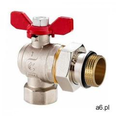 Zawór kulowy kątowy z półśrubunek 3/4" / 1" CALIDO - ogłoszenia A6.pl