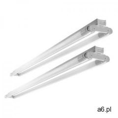 Inoxx Zestaw: 2x lampa led oprawa belka 120cm + 4x świetlówka led 120cm 18w 4000k neutralna - ogłoszenia A6.pl