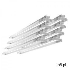Inoxx Zestaw: 8x lampa led oprawa belka 120cm + 16x świetlówka led 120cm 18w 4000k neutralna - ogłoszenia A6.pl