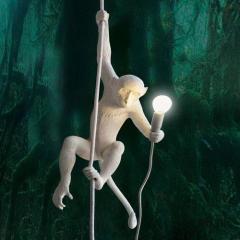 Seletti Monkey-lampa wisząca zewnętrzna małpa z abażurem wys.80cm (3663710154172) - ogłoszenia A6.pl
