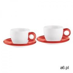 Guzzini Filiżanki do cappuccino gocce 2 szt. czerwone (8008392152613) - ogłoszenia A6.pl