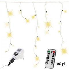 Voltronic ® Zwisające lampki choinkowe na dom 200 diod ciepło białych + pilot (4048821745393) - ogłoszenia A6.pl