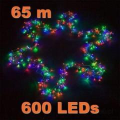 Lampki choinkowe 600 diod led kolorowych święta marki Voltronic ® - ogłoszenia A6.pl