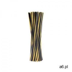 Godan Słomki - rurki czarno-złote proste - 24 cm - 20 szt. - ogłoszenia A6.pl