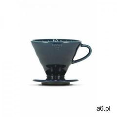 Ceramiczny dripper HARIO V60-02 granatowy + 40 szt. filtrów (4977642728431) - ogłoszenia A6.pl