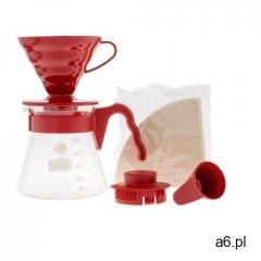 Hario zestaw v60 pour over kit red - drip + serwer + filtry - ogłoszenia A6.pl