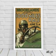 Plakat vintage plakat vintage grand prix plakat brooklands the british miles race marki Vintageposte - ogłoszenia A6.pl