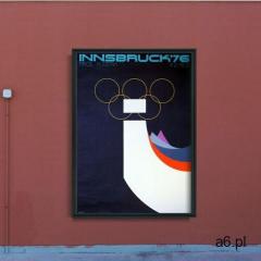 Vintageposteria.pl Plakaty w stylu retro plakaty w stylu retro zimowa gra olimpijska w innsbrucku - ogłoszenia A6.pl
