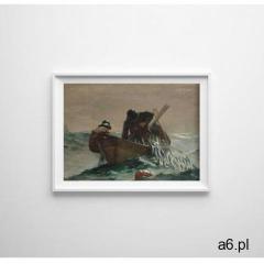 Plakat vintage do salonu plakat vintage do salonu winslow homer siatka na ryby marki Vintageposteria - ogłoszenia A6.pl