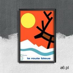 Plakat retro do salonu plakat retro do salonu lapland la route bleue finlandia marki Vintageposteria - ogłoszenia A6.pl