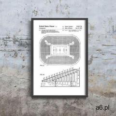Plakat w stylu vintage Plakat w stylu vintage Siedzisko stadionowe Patent USA - ogłoszenia A6.pl