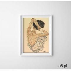 Plakaty w stylu retro plakaty w stylu retro egon schiele w pozycji siedzącej marki Vintageposteria.p - ogłoszenia A6.pl