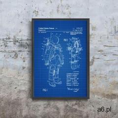 Plakat w stylu retro plakat w stylu retro apollo space suit patent astronaut marki Vintageposteria.p - ogłoszenia A6.pl
