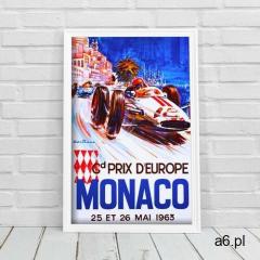 Vintageposteria.pl Plakat vintage do salonu plakat vintage do salonu grand prix d'europe monaco - ogłoszenia A6.pl