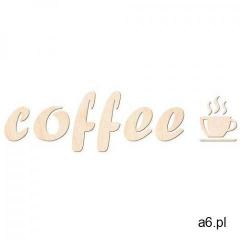 Congee.pl Dekoracja drewniana napis na ścianę coffee - 3 mm (5907509933462) - ogłoszenia A6.pl
