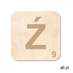 Congee.pl Drewniana dekoracja na ścianę scrabble - literka ź (5907509931901) - ogłoszenia A6.pl