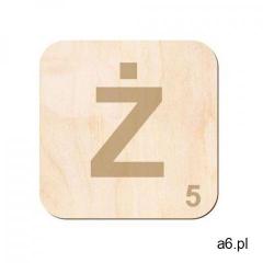 Drewniana dekoracja na ścianę scrabble - literka Ż - ogłoszenia A6.pl