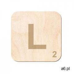 Drewniana dekoracja na ścianę scrabble - literka L (5907509932113) - ogłoszenia A6.pl