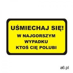 Splendid Naklejka na drzwi uśmiechaj się - ogłoszenia A6.pl